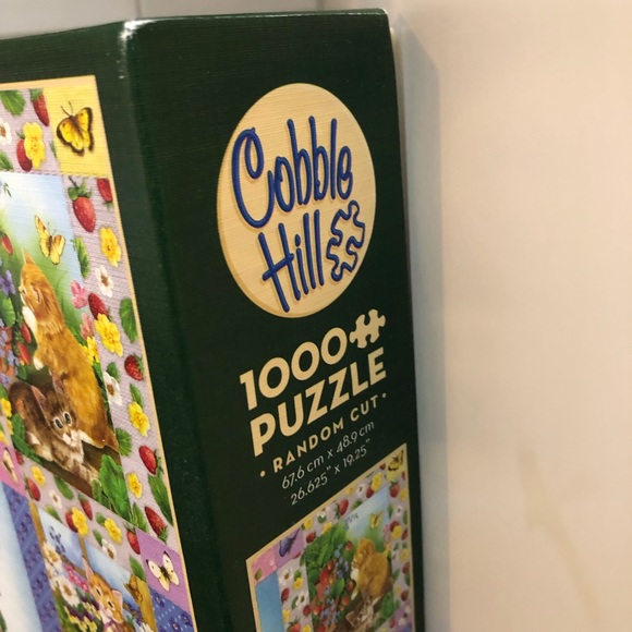 Cobble Hill Blossoms and Kittens 1000 piece puzzle - Picture 3 of 9